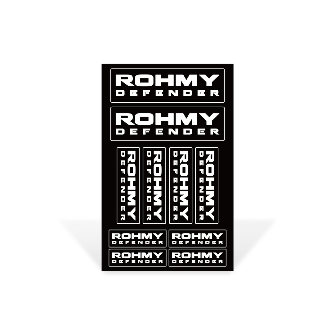 ROHMY DEFENDER STICKER PACK - ROHMY AUSTRALIA