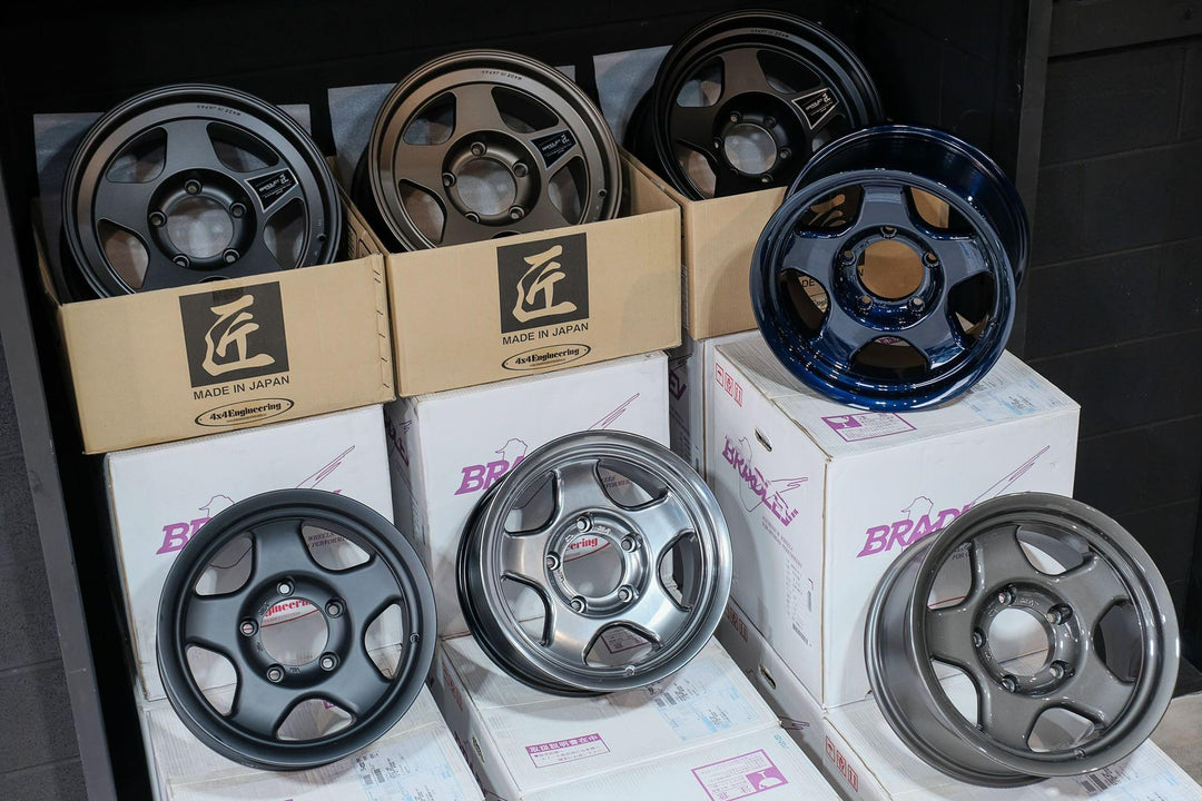 Bradley 4x4 wheels by 4x4 Engineering Service in several finishes