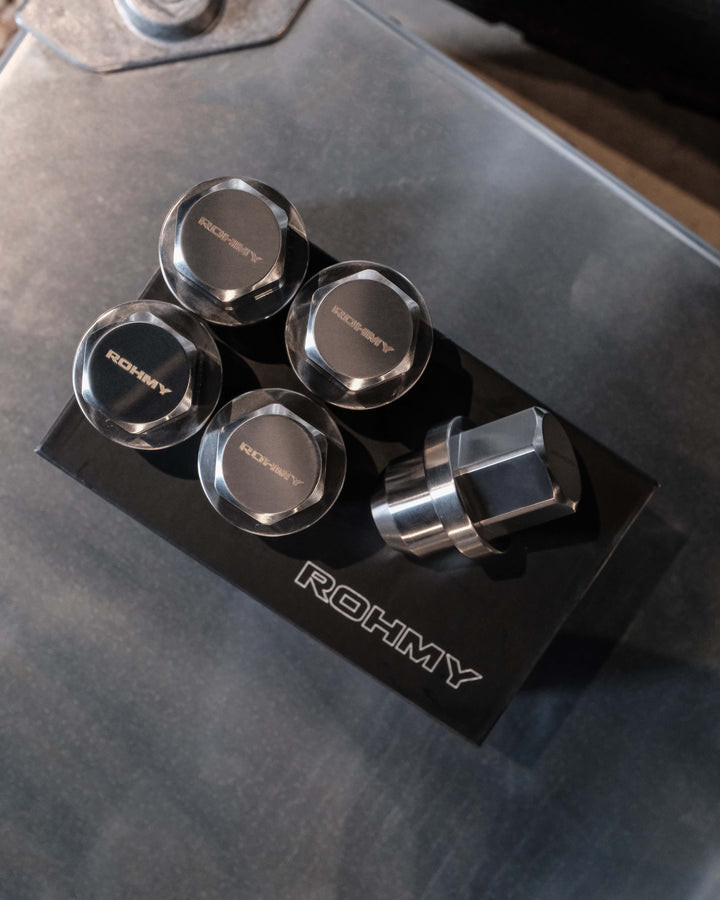ROHMY LAND ROVER FORGED TITANIUM WHEEL BOLT PACK