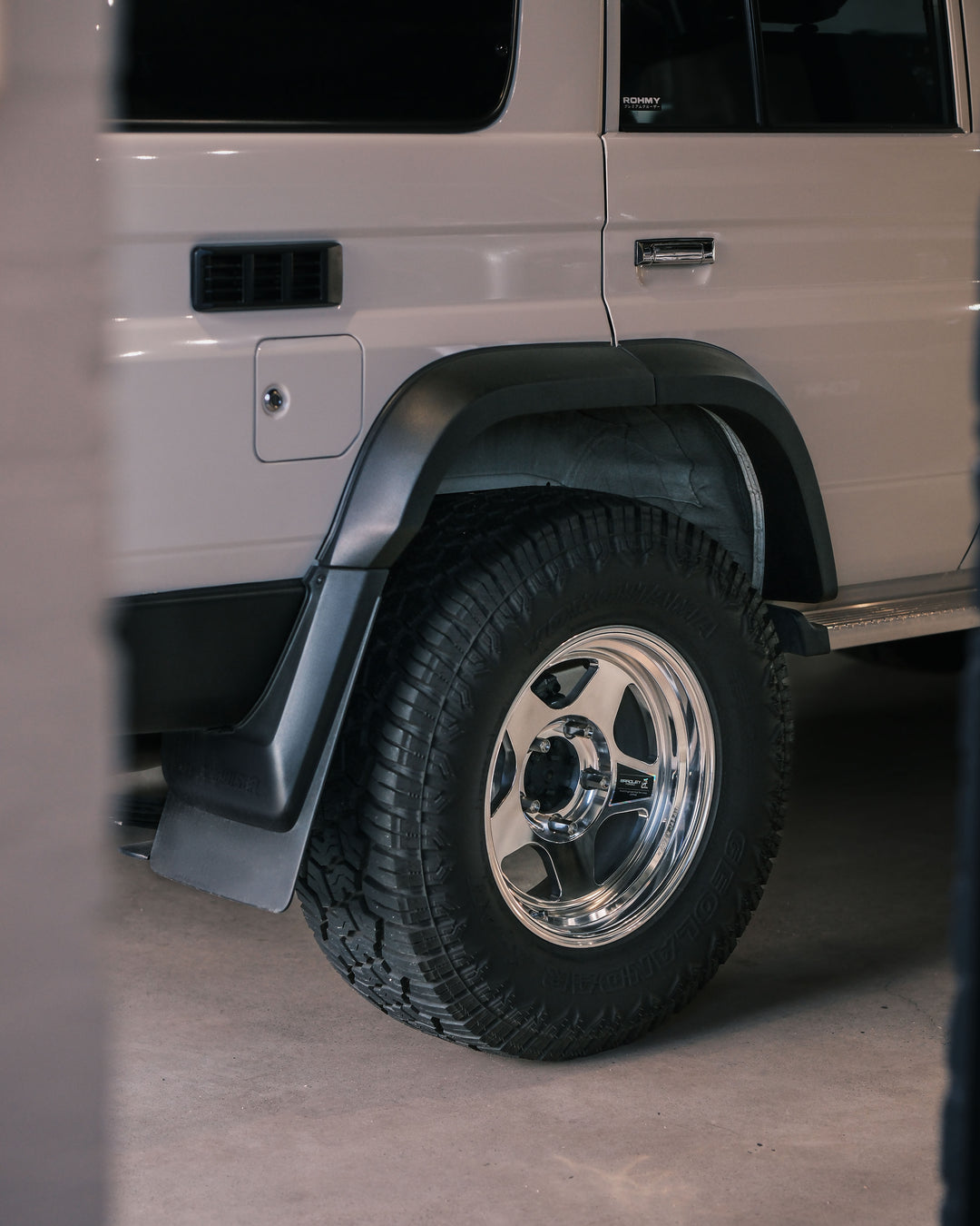 LANDCRUISER 76 ABS REAR WIDER FLARE