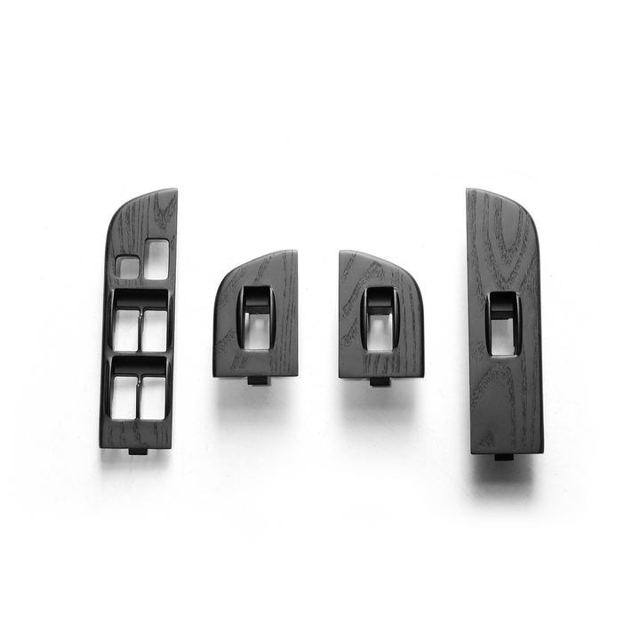 Sumi Black ash wood interior trim set for LandCruiser 70 GXL
