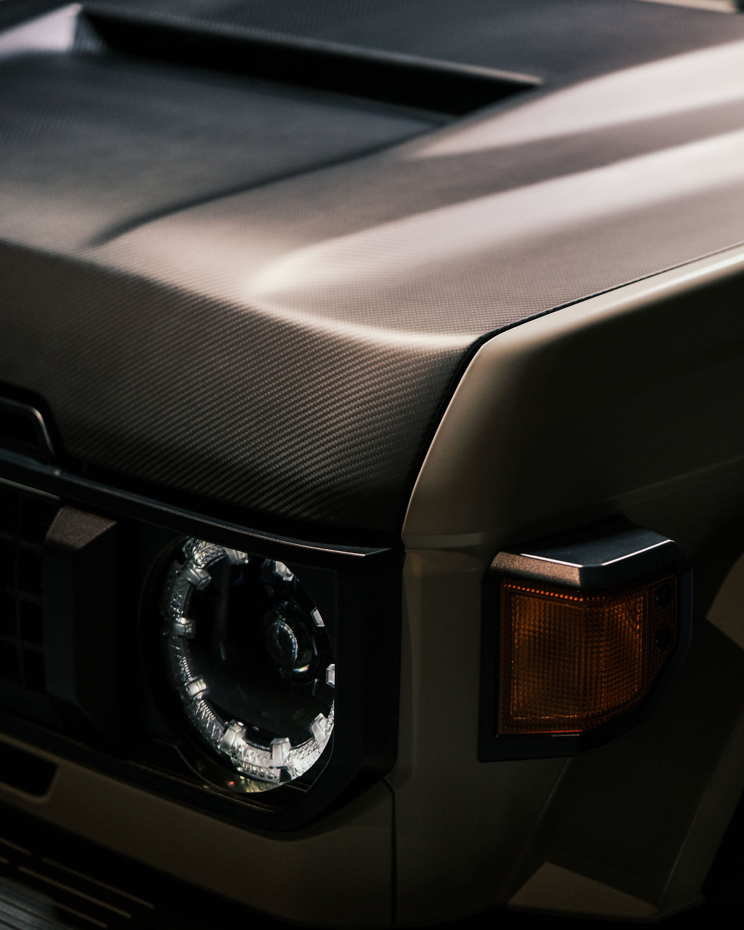 ROHMY LANDCRUISER 70 SERIES DRY CARBON BONNET