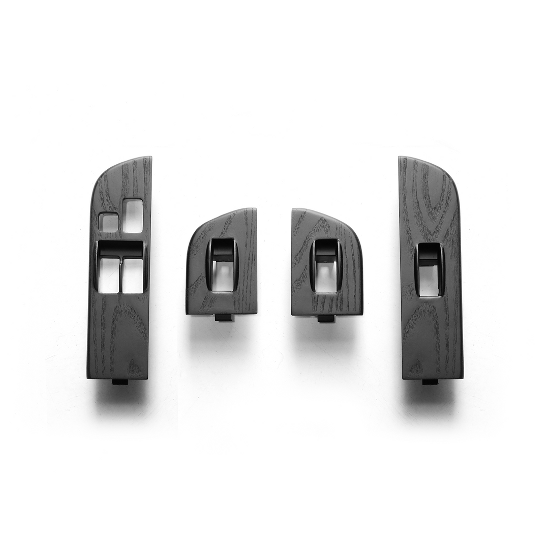 Sumi Black ash wood interior trim set for LandCruiser 70 GXL