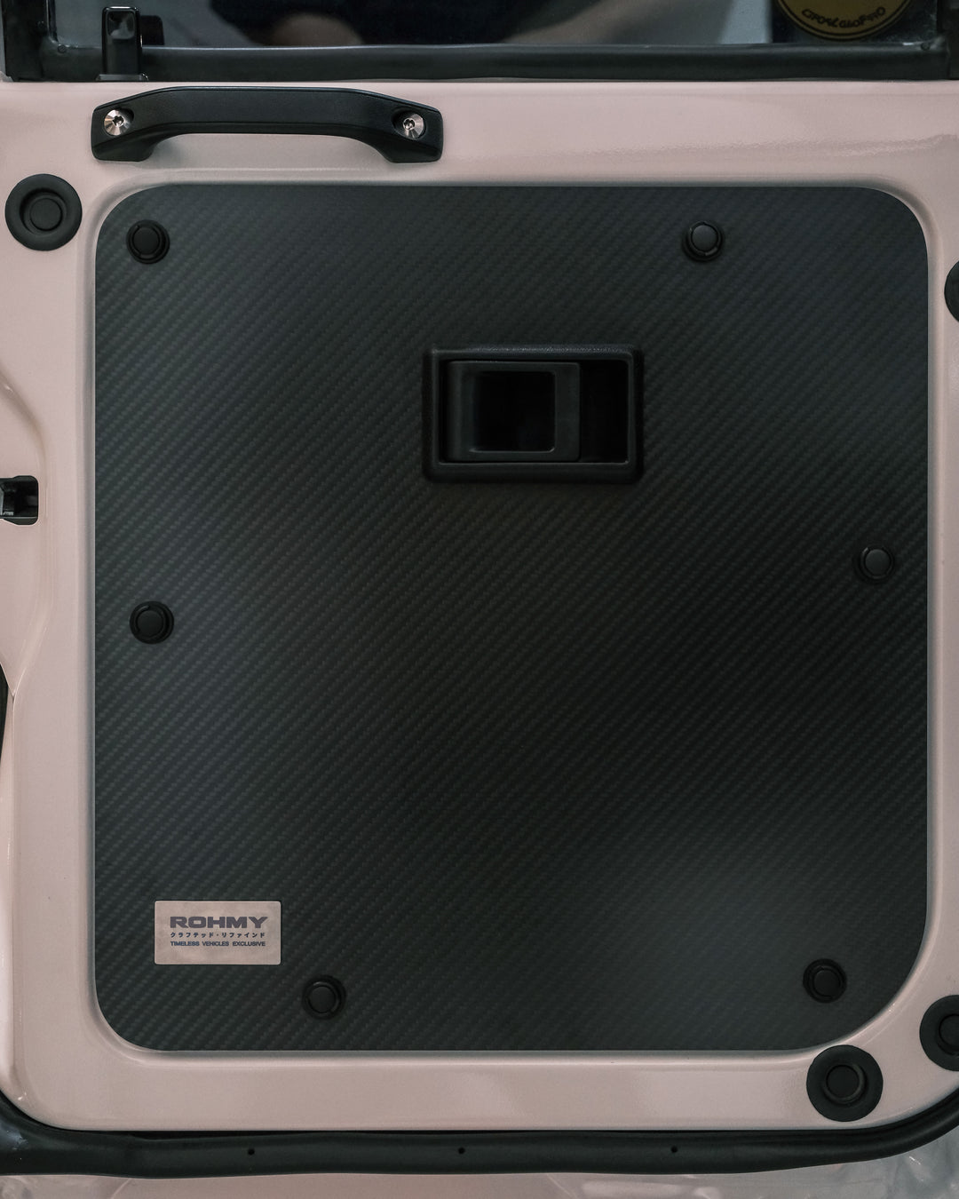 ROHMY DRY CARBON TRUNK DOOR TRIM PACK