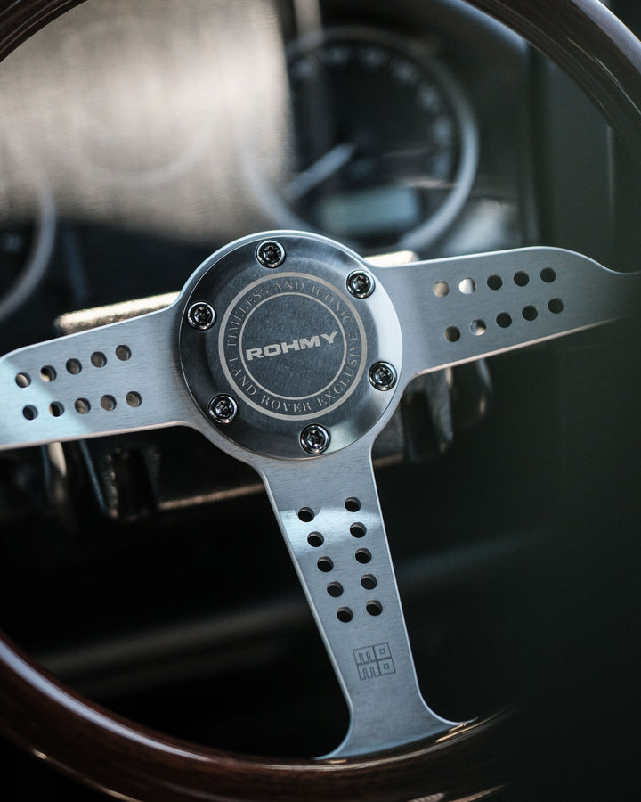 ROHMY TITANIUM STEERING WHEEL CENTRE PLATE