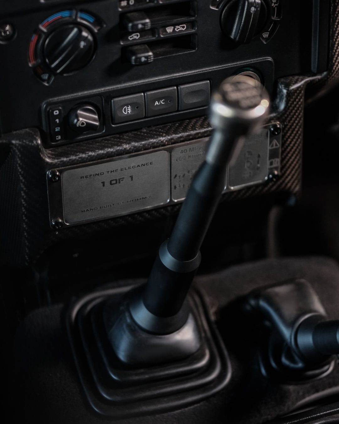 DEFENDER DRY CARBON PUMA DASHBOARD