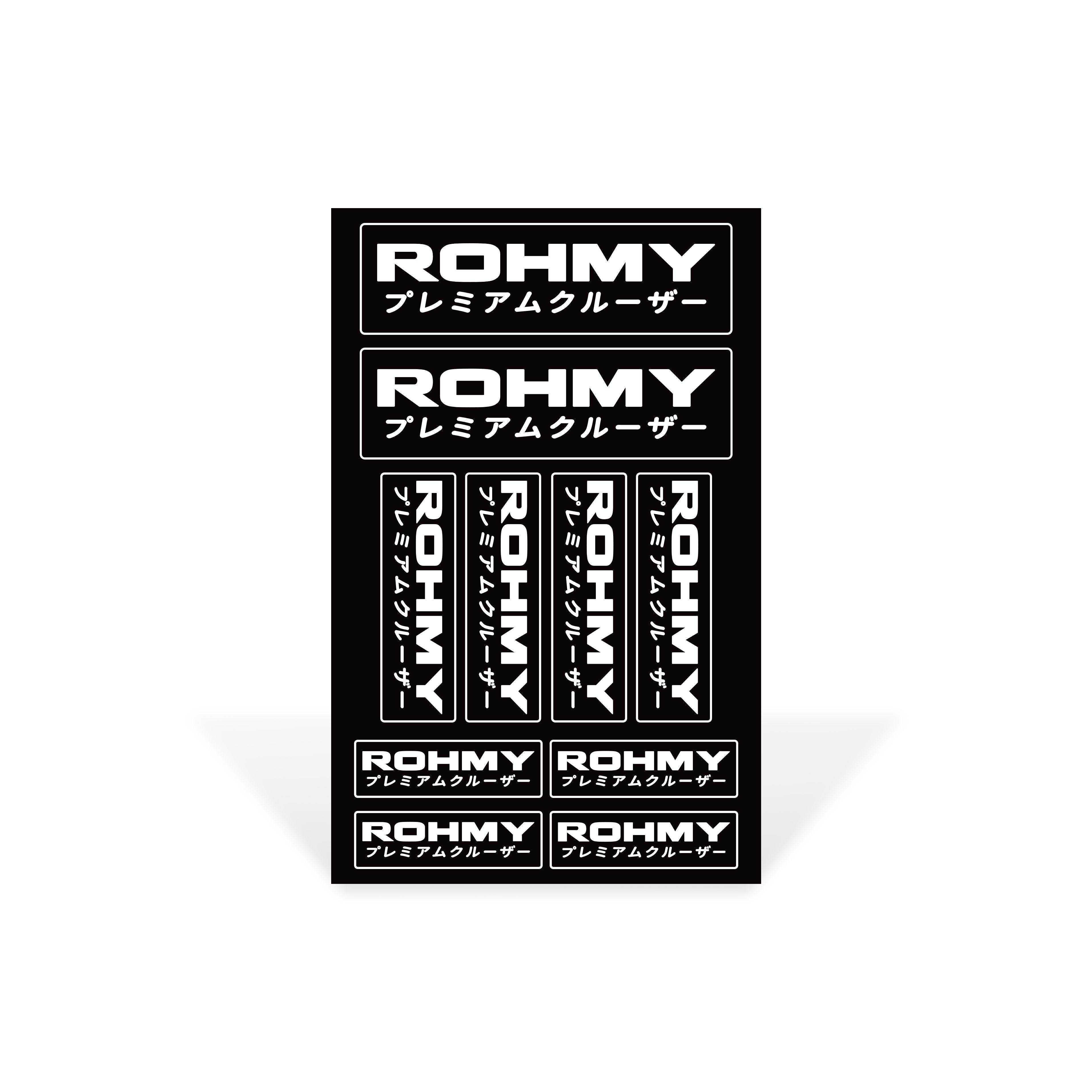 ROHMY Premium Cruiser STICKER PACK – ROHMY AUSTRALIA