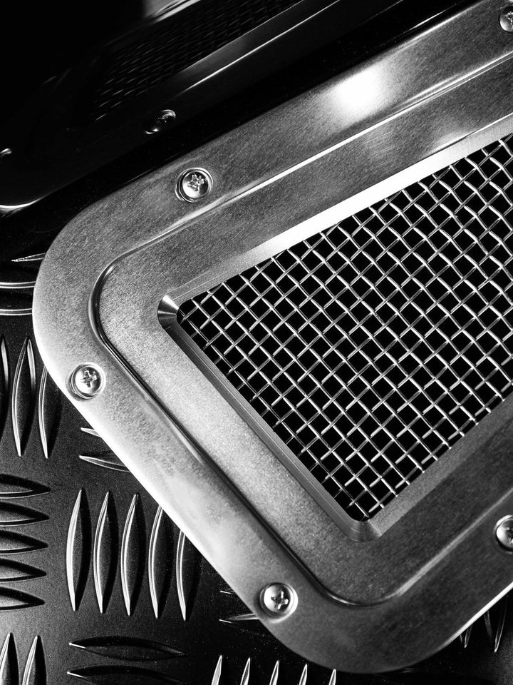 ROHMY ALUMINUM HERITAGE SIDE AIR INTAKE COVER - ROHMY AUSTRALIA